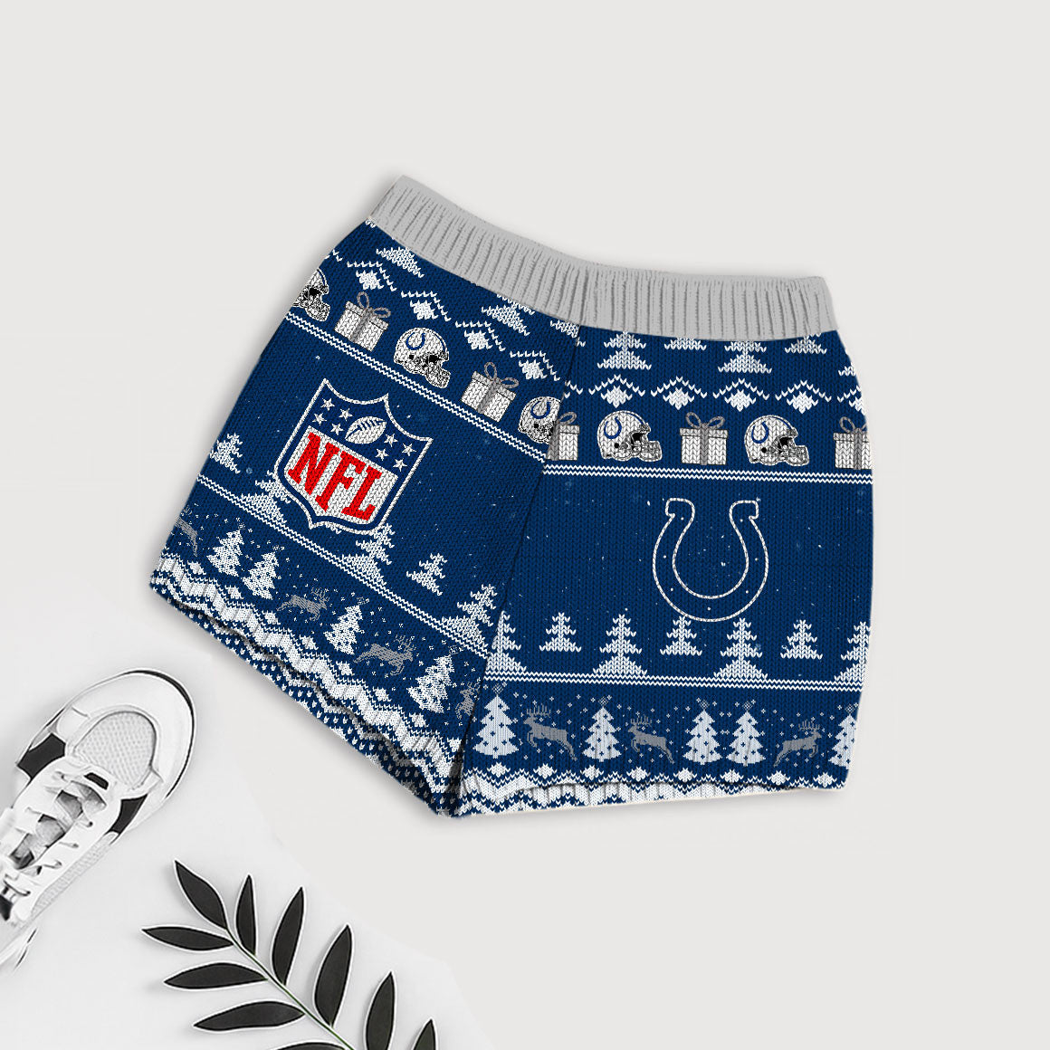 NFL x IND Touchdown Holiday Sweatshirt & Shorts Set HLP 251025