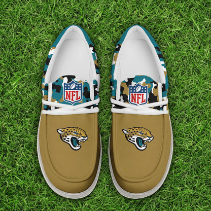 NFL x JAX Personalized Canvas Loafer Shoes HLP