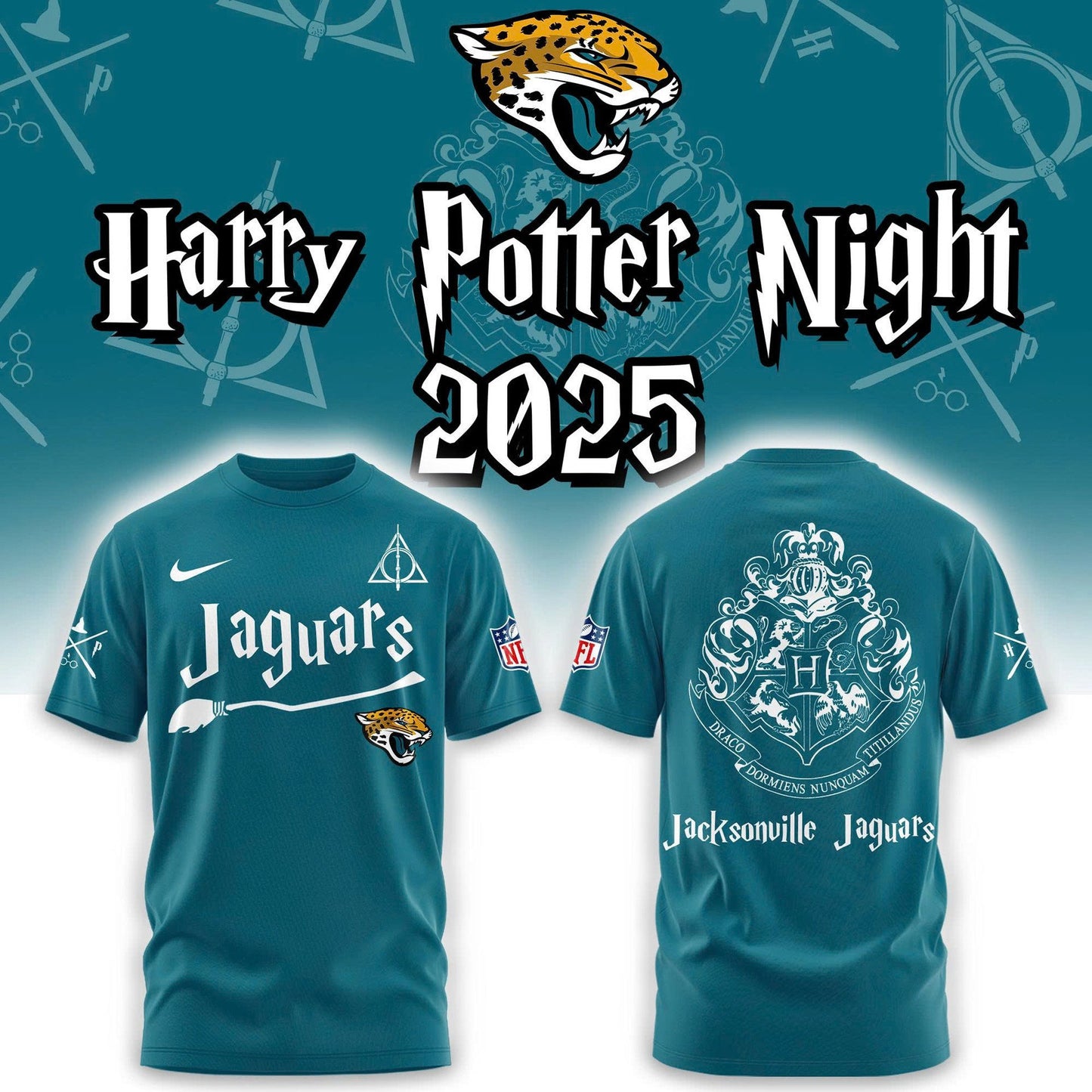 NFL x JAX x Harry Potter 3D Shirt HLP 251025