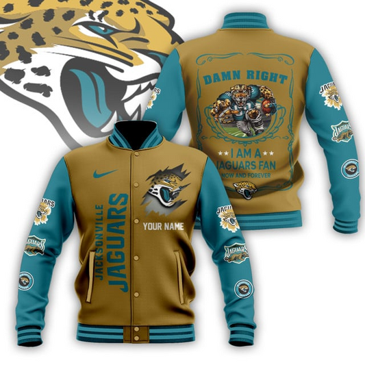 NFL x JJ Personalized Custom Baseball Jacket V1 NAK