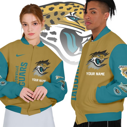 NFL x JJ Personalized Custom Baseball Jacket V1 NAK