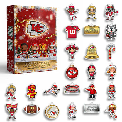 NFL x KC 2025 Christmas Personalized Advent Calendar HLP HLPHUONG