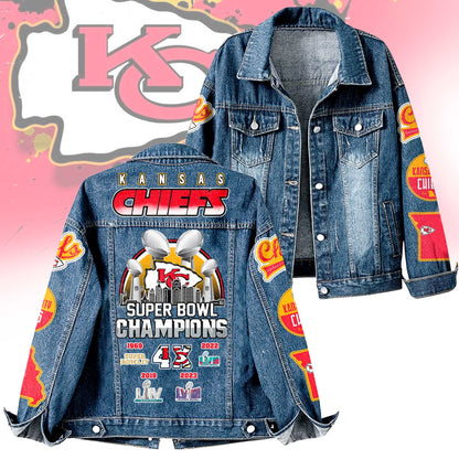 NFL x KC Champions  Denim Jacket HLP
