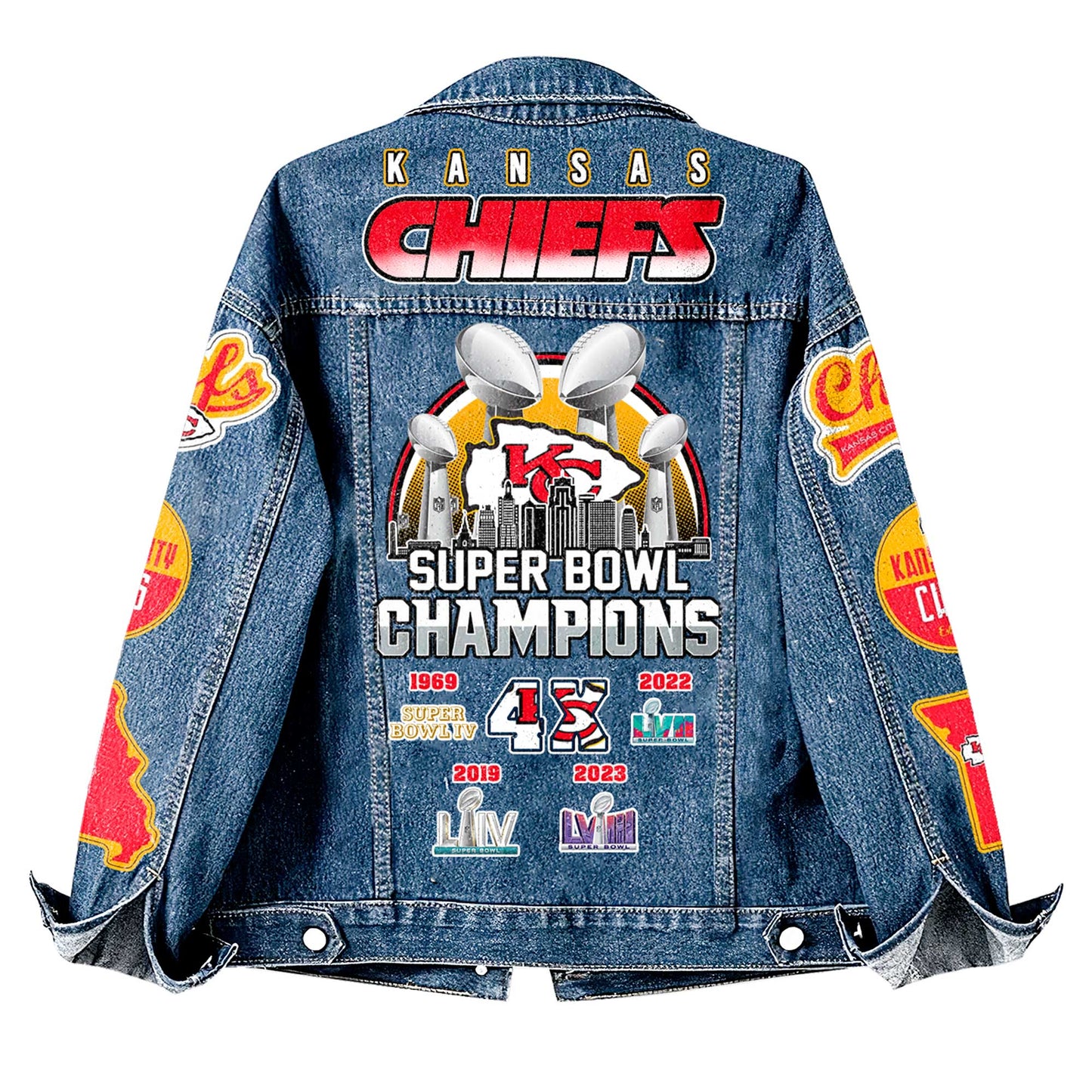 NFL x KC Champions  Denim Jacket HLP