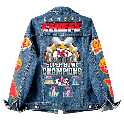 NFL x KC Champions  Denim Jacket HLP