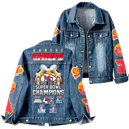 NFL x KC Champions  Denim Jacket HLP