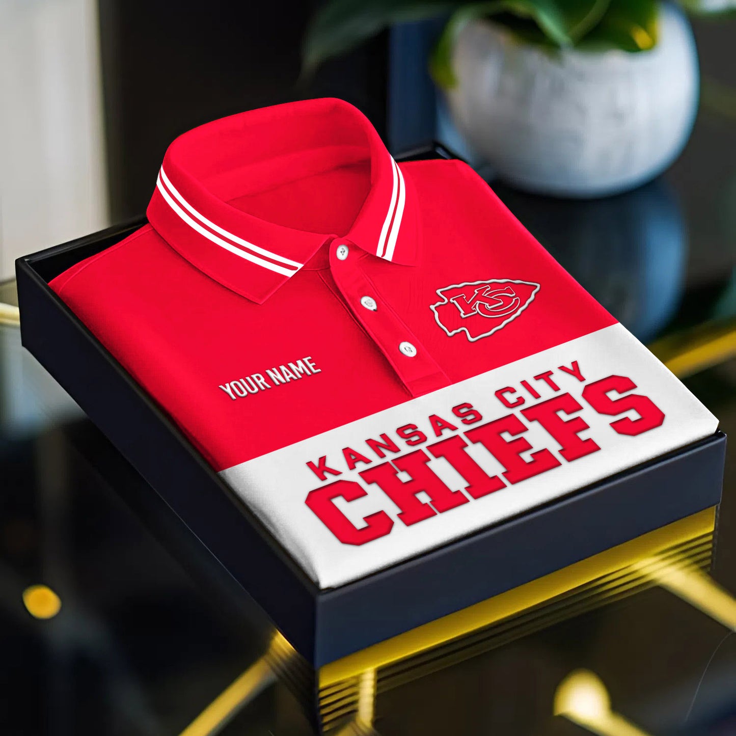 NFL x KC Full Team 3D Printed Classic Polo Shirt V1 NAK NHM