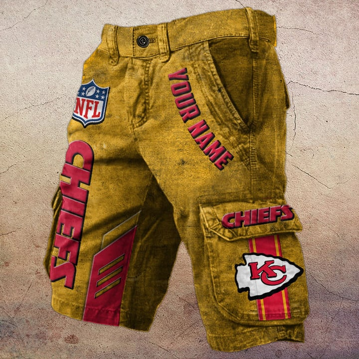 NFL x KC Personalized Cargo Shorts V1 NAK