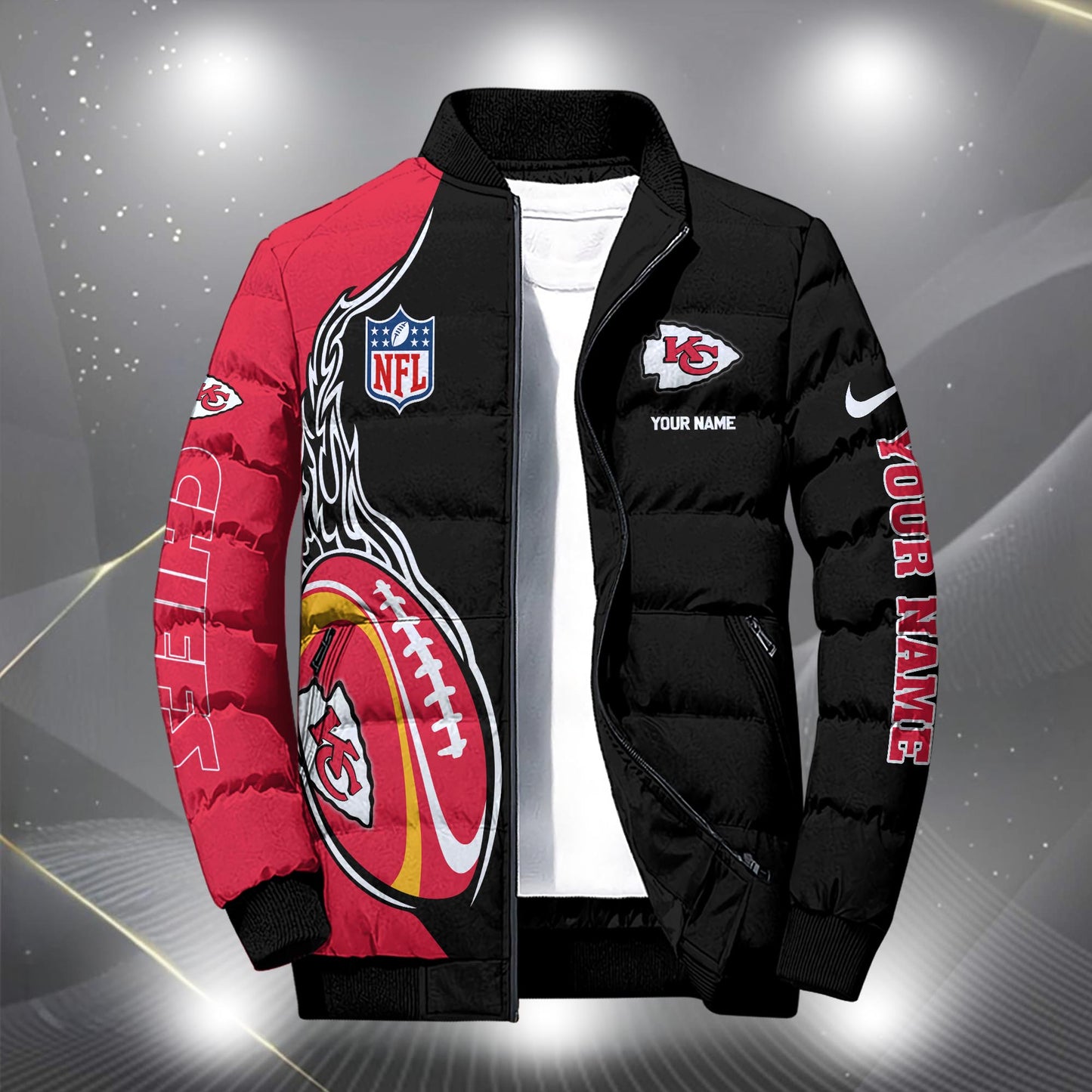 NFL x KC Personalized Puffer Jacket HLP
