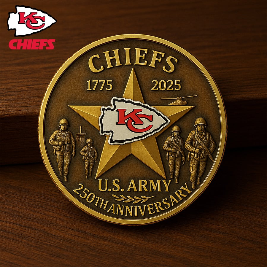 NFL X KC Premium U.S Army Anniversary Coin HLP