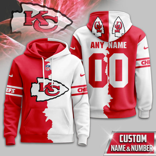 NFL x KC Split Personalized Hoodie HLP