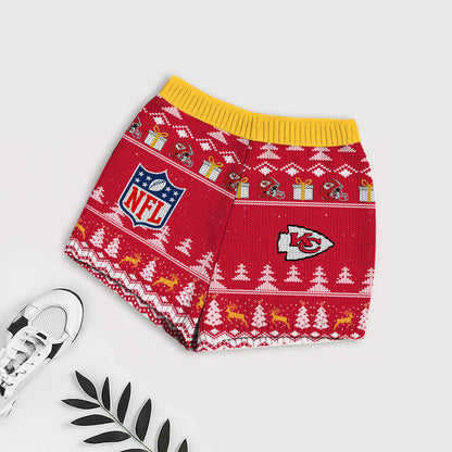 NFL x KC Touchdown Holiday Sweatshirt & Shorts Set HLP 251025