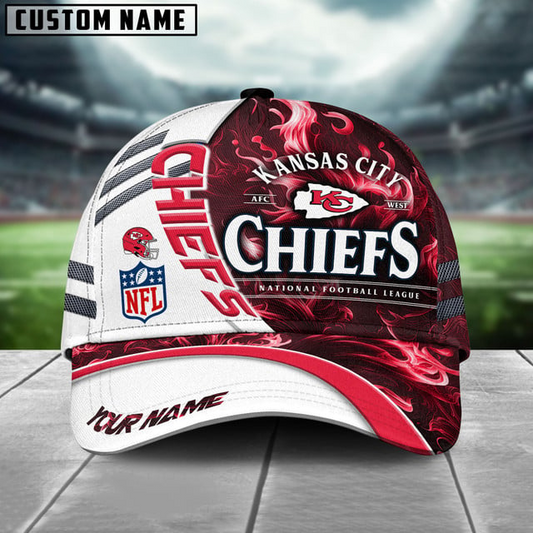 NFL x KC White Out Magma Pattern Football Cap Editions Limited V1 NAK
