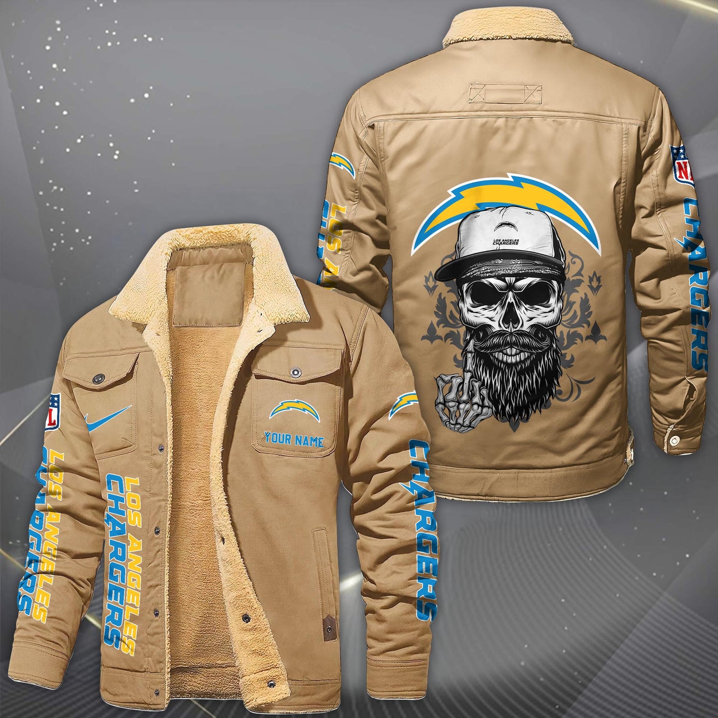 NFL x LAC Fleece Lined Cargo Jacket HLP