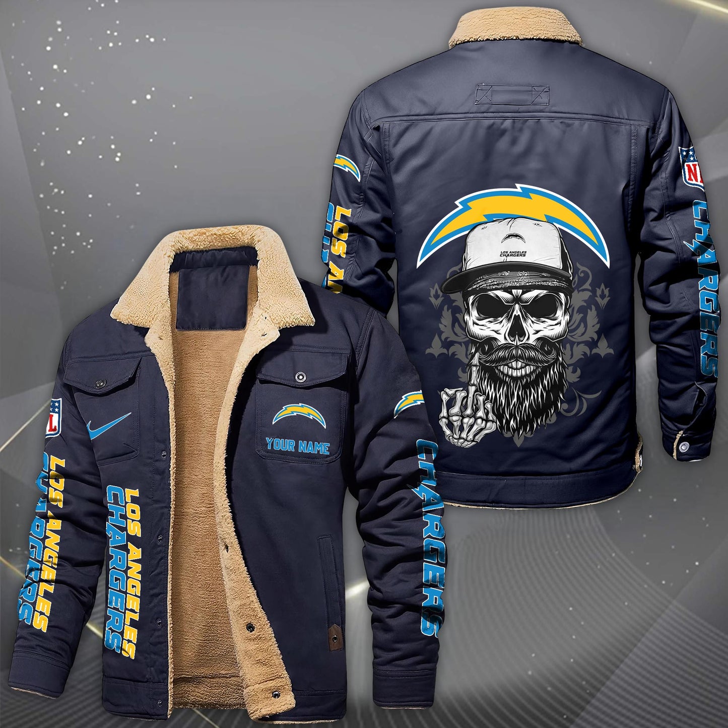 NFL x LAC Fleece Lined Cargo Jacket HLP