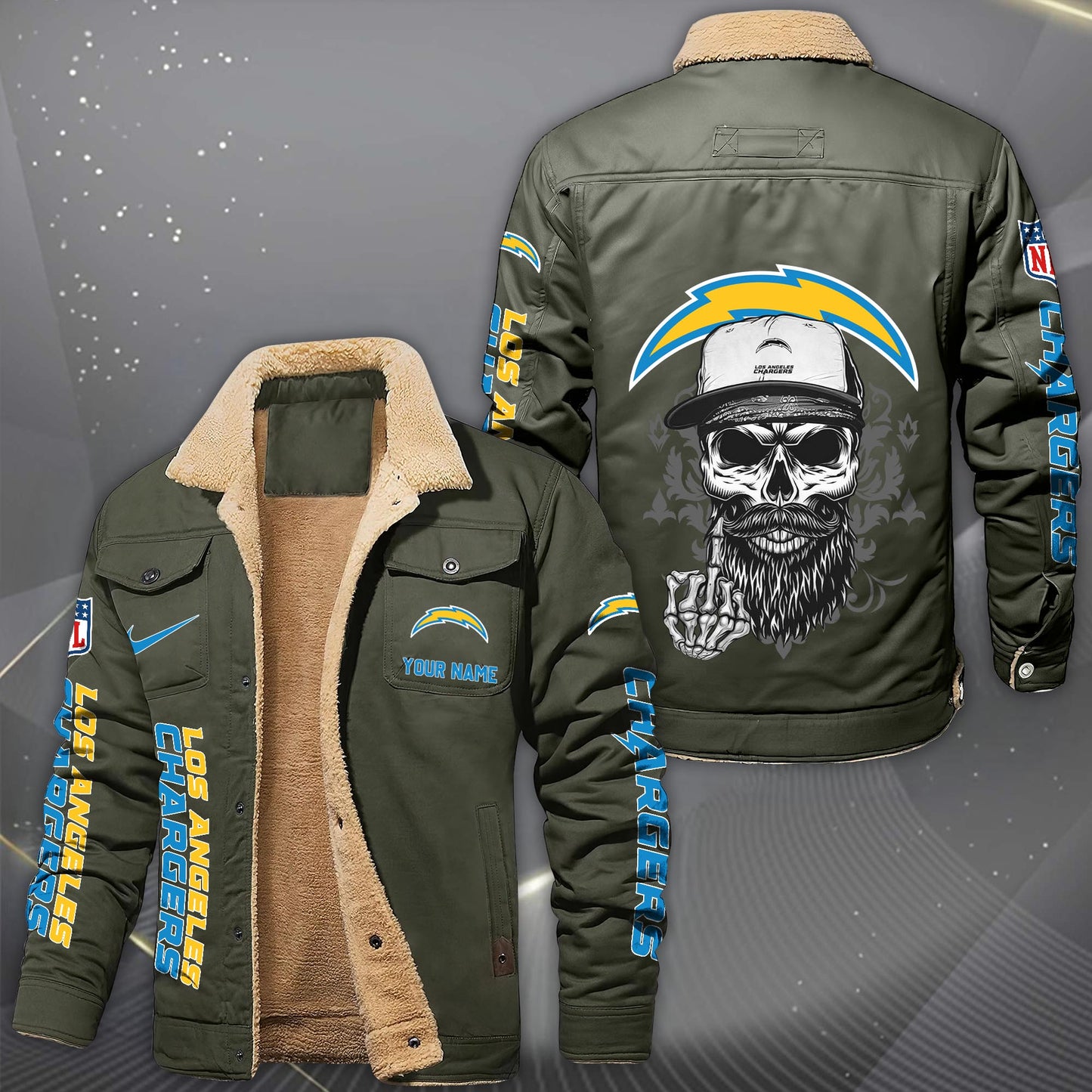 NFL x LAC Fleece Lined Cargo Jacket HLP