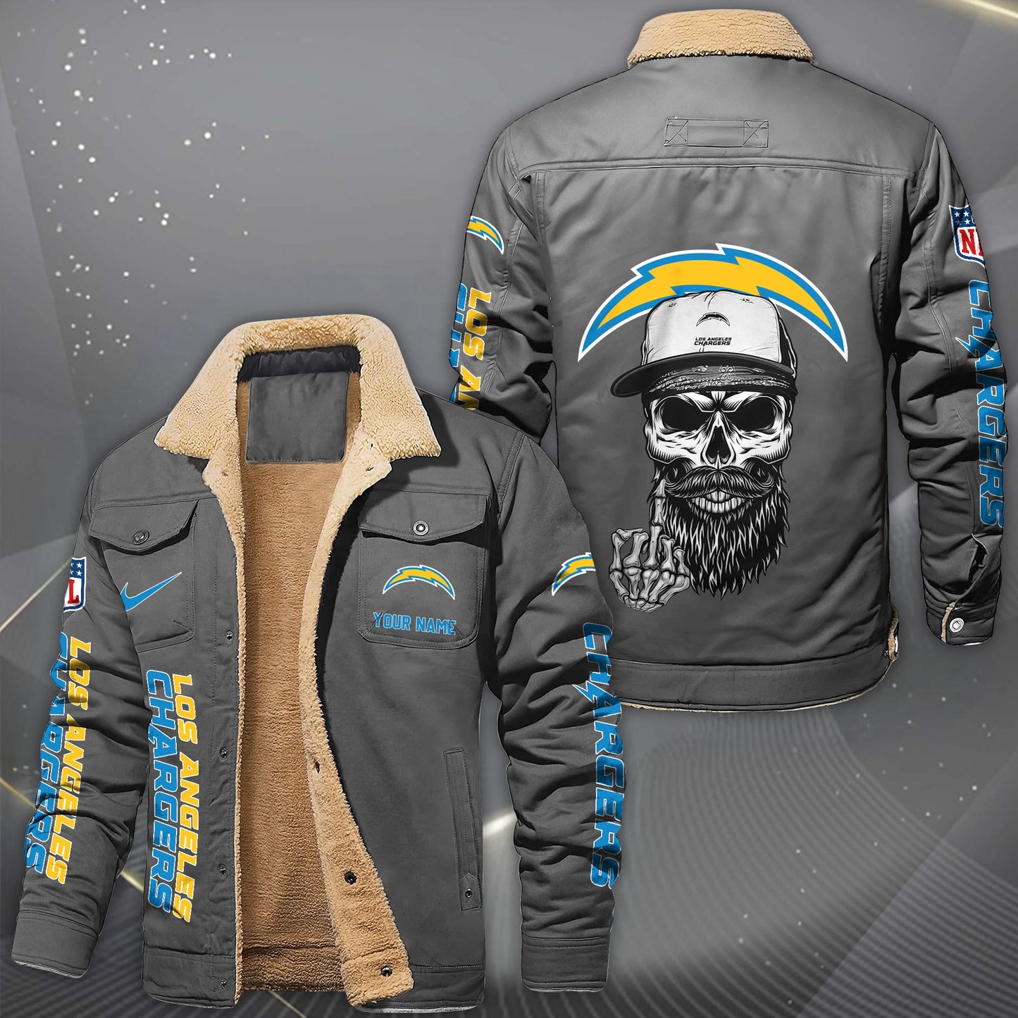 NFL x LAC Fleece Lined Cargo Jacket HLP