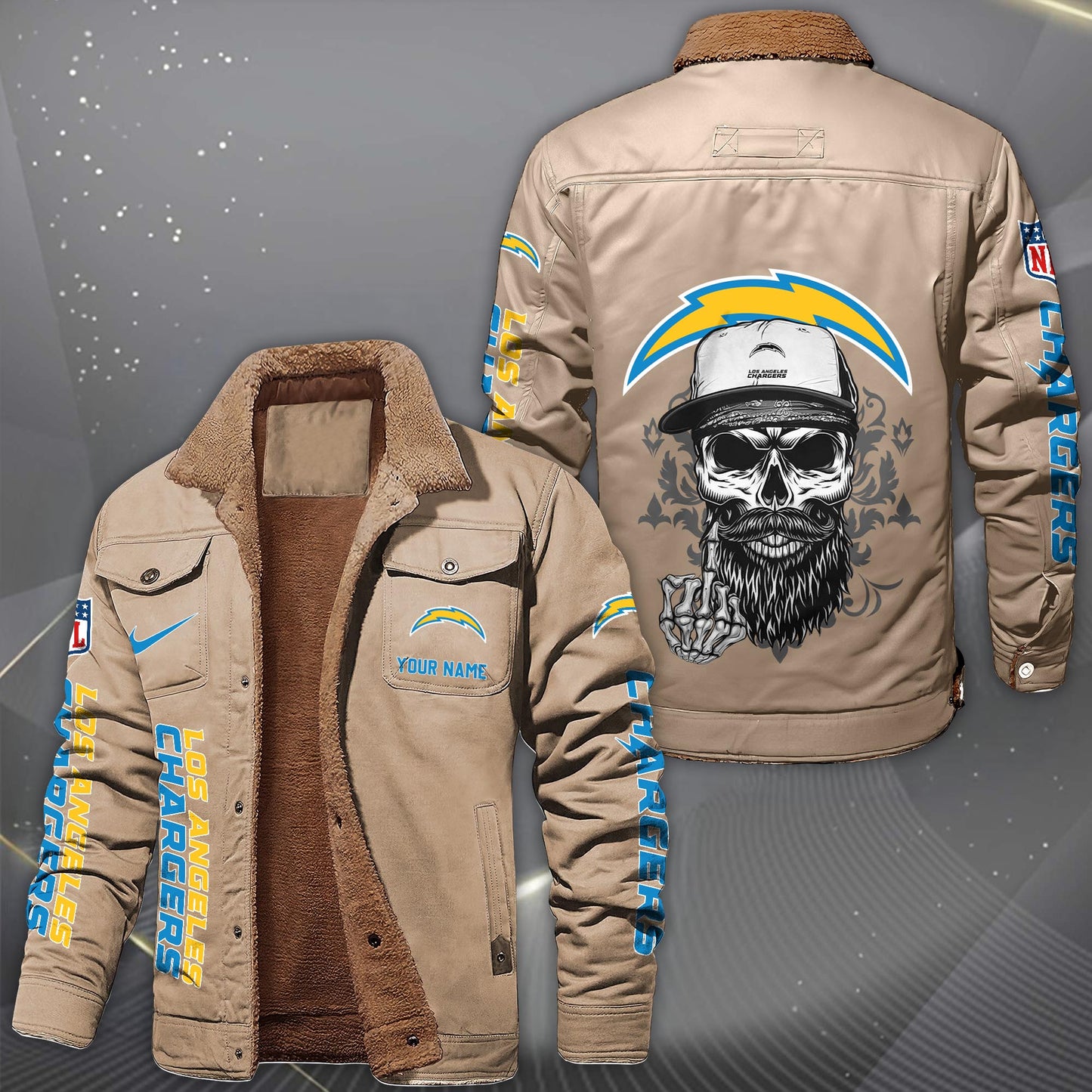 NFL x LAC Fleece Lined Cargo Jacket HLP