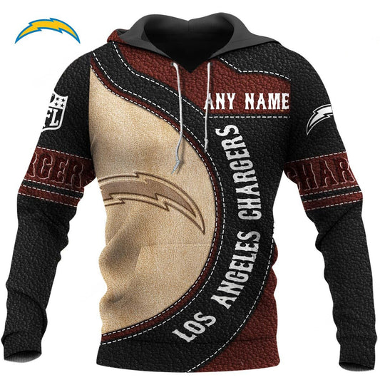 NFL x LAC Leather Pride Personalized Hoodie HLP