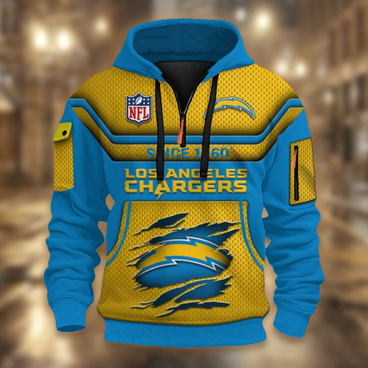 NFL x LAC Multicolor Zip Hoodie Shirt DDT CTND