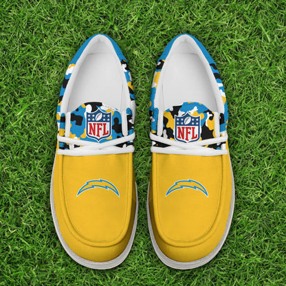 NFL x LAC Personalized Canvas Loafer Shoes HLP