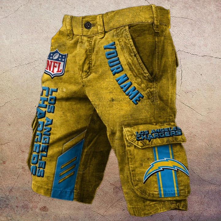NFL x LAC Personalized Cargo Shorts V1 NAK