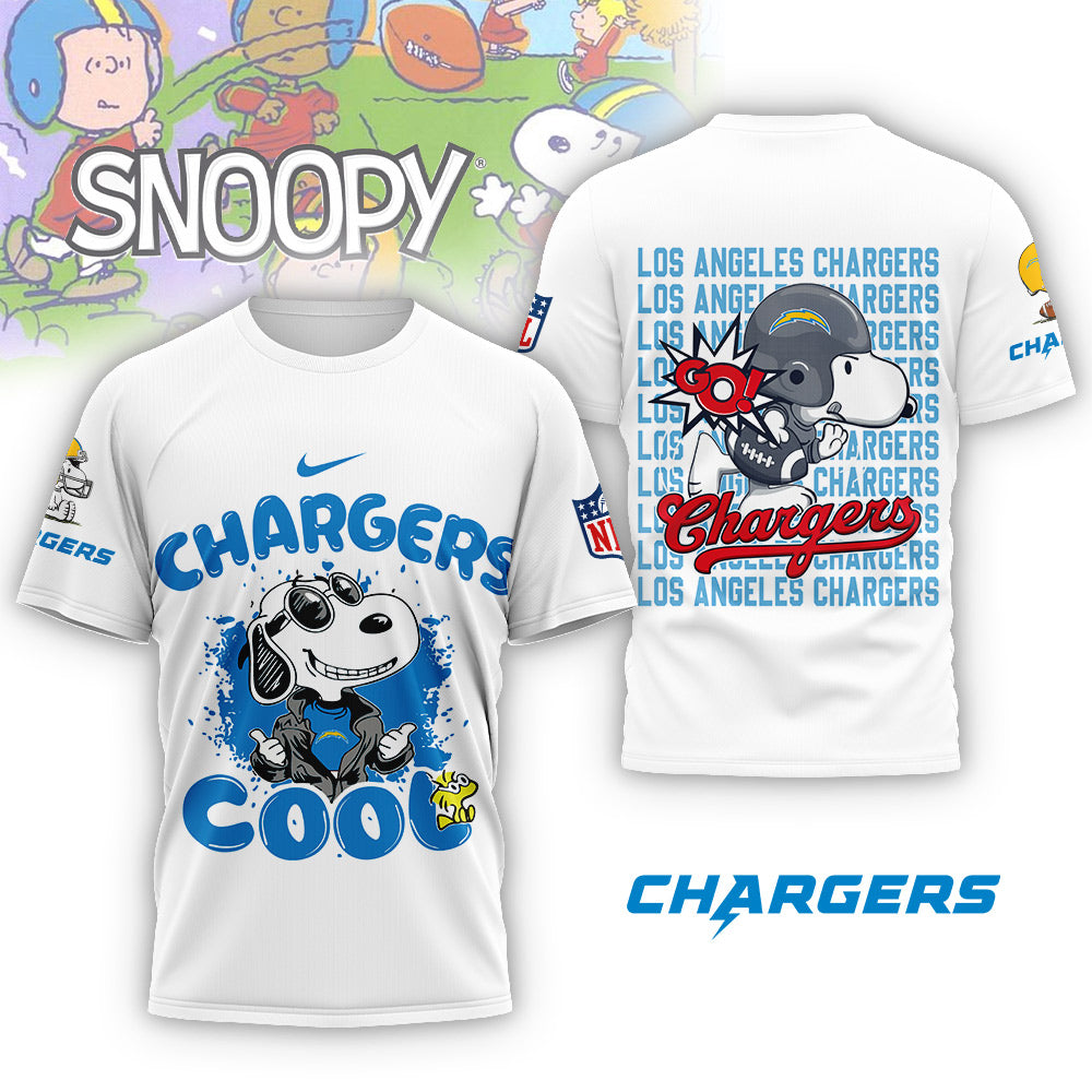NFL x LAC Snoopy Cool 3D Shirt HLP 271025