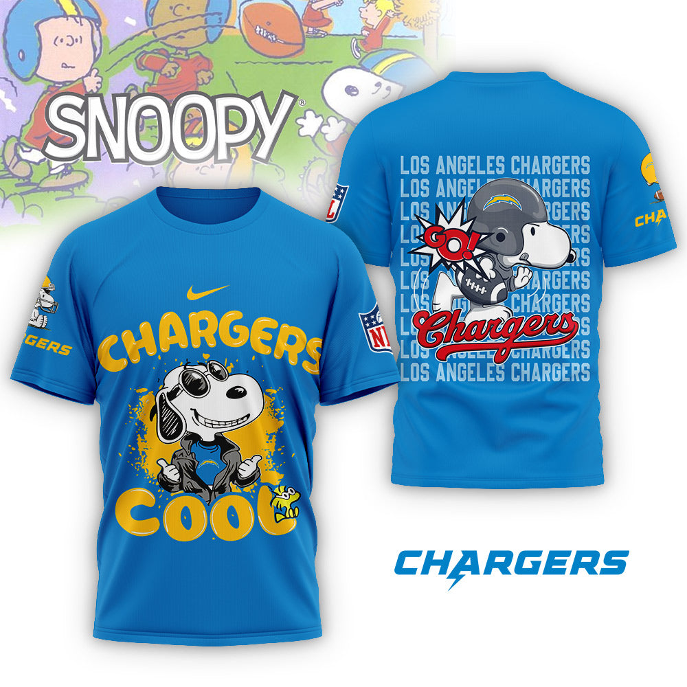 NFL x LAC Snoopy Cool 3D Shirt HLP 271025