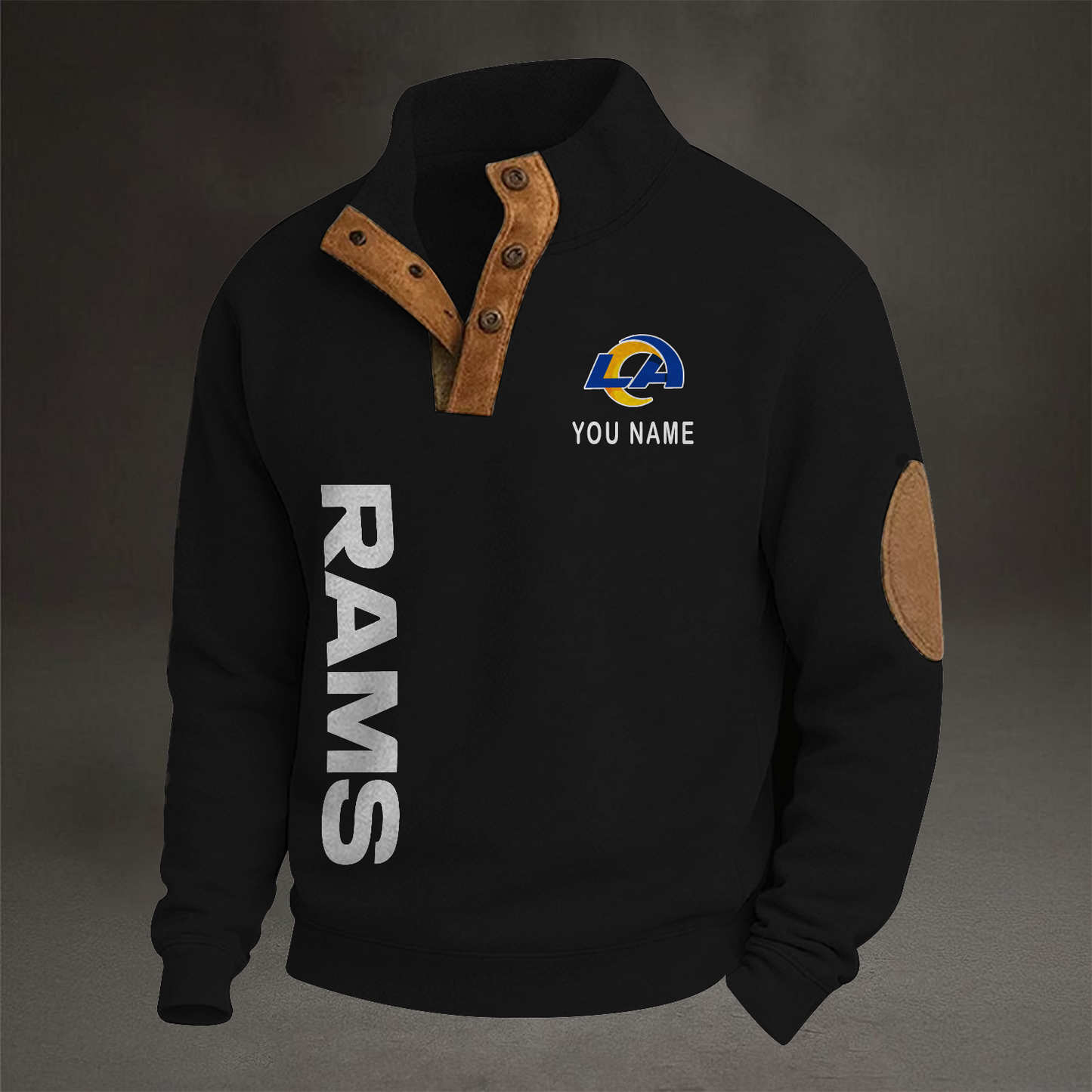 NFL x LAR Casual Rugby Print Sweatshirt V1 NAK THUONGNH