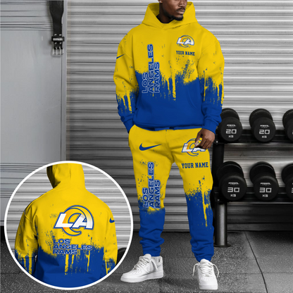 NFL x LAR Combo Hoodie And Sweatpants V1 NAK NHT