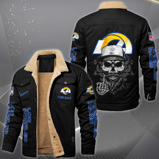 NFL x LAR Fleece Lined Cargo Jacket HLP