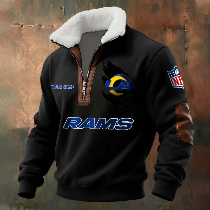 NFL x LAR Fur Collar Sweatshirt V1 NAK