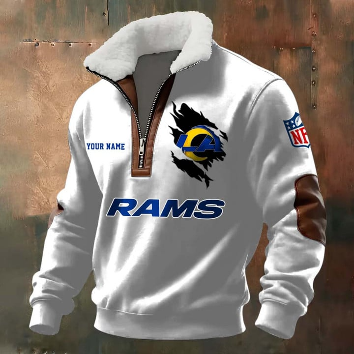 NFL x LAR Fur Collar Sweatshirt V1 NAK