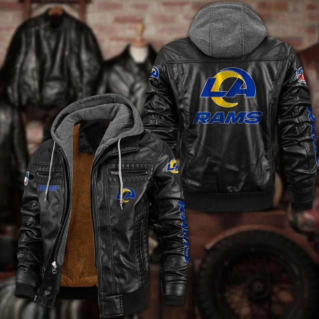 NFL x LAR Leather jacket V1 NAK