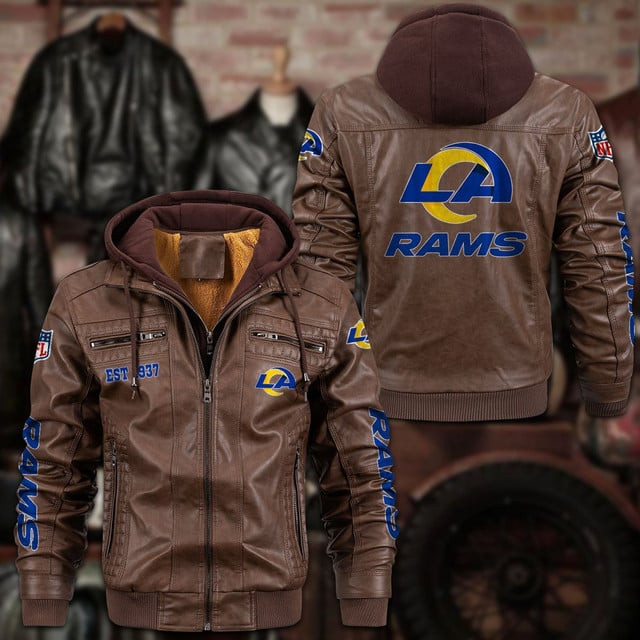 NFL x LAR Leather jacket V1 NAK