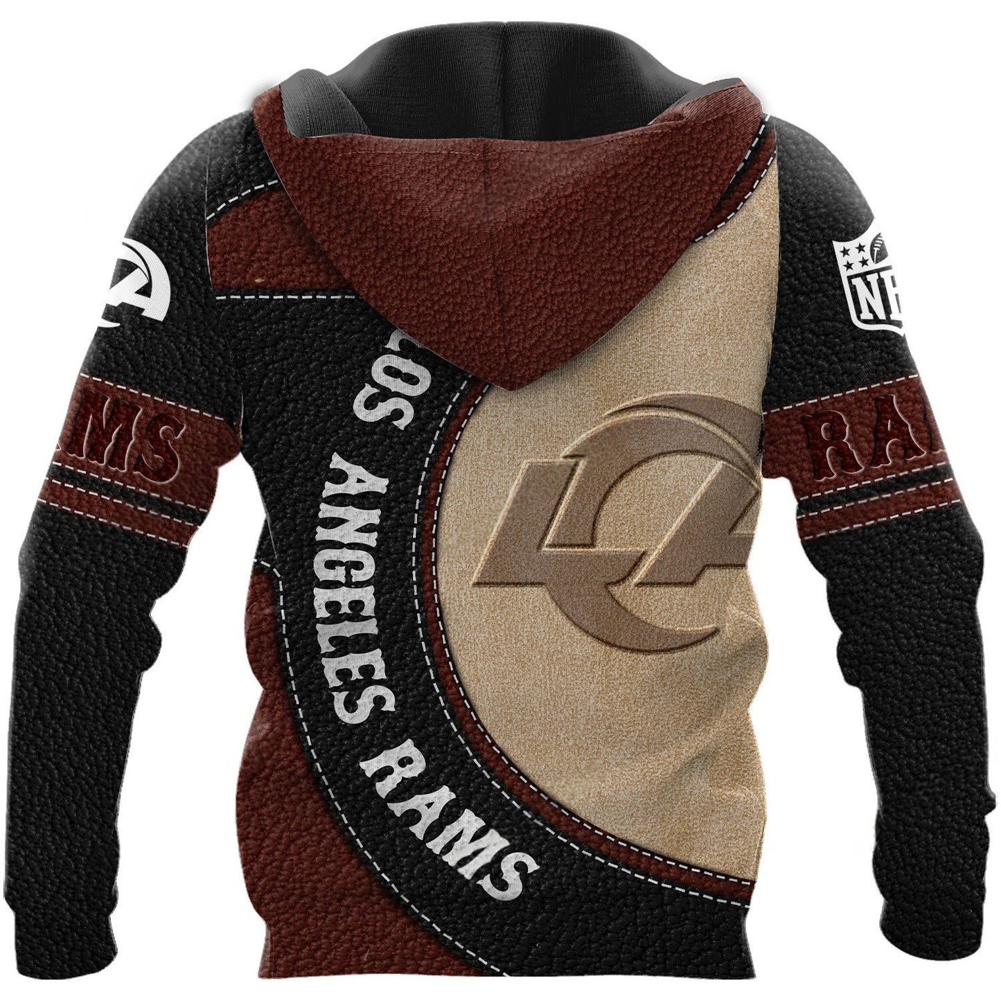 NFL x LAR Leather Pride Personalized Hoodie HLP