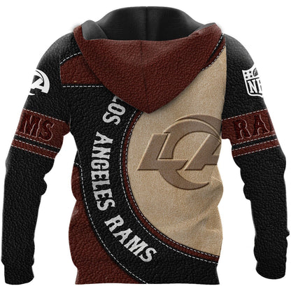 NFL x LAR Leather Pride Personalized Hoodie HLP