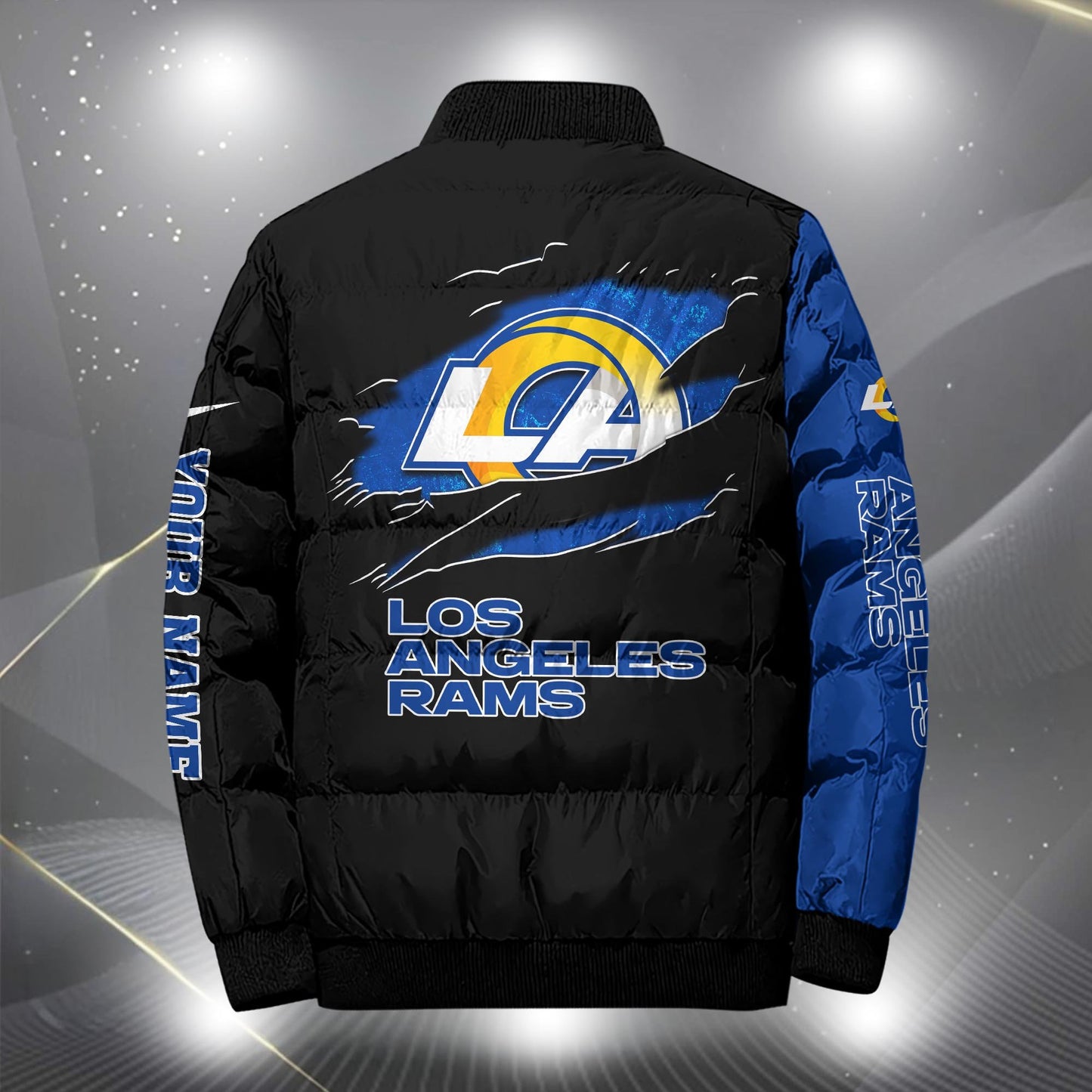 NFL x LAR Personalized Puffer Jacket HLP