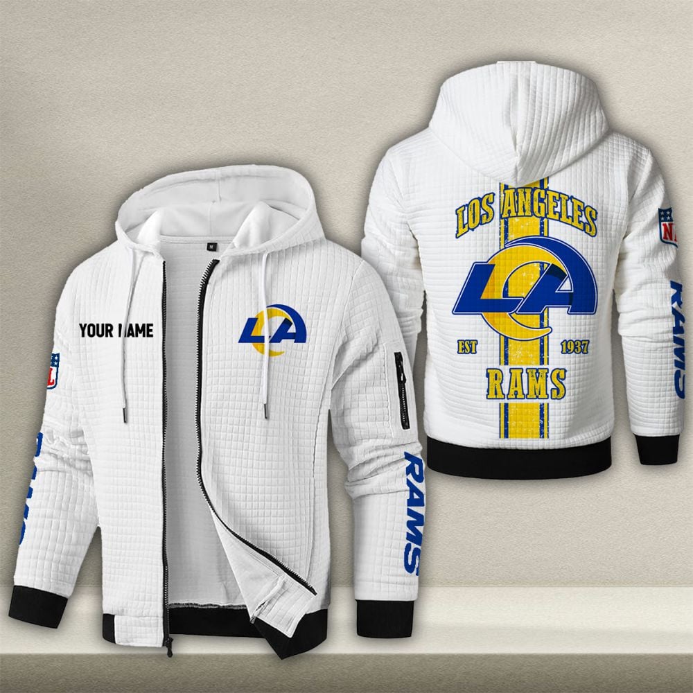 NFL x LAR Waffle Zip Hoodie HLP