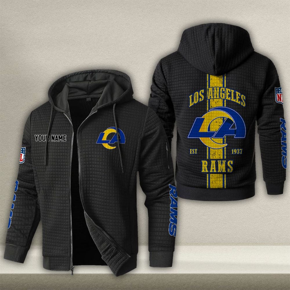 NFL x LAR Waffle Zip Hoodie HLP