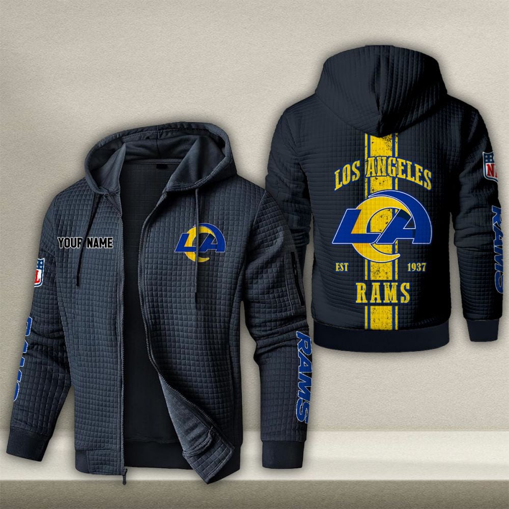 NFL x LAR Waffle Zip Hoodie HLP