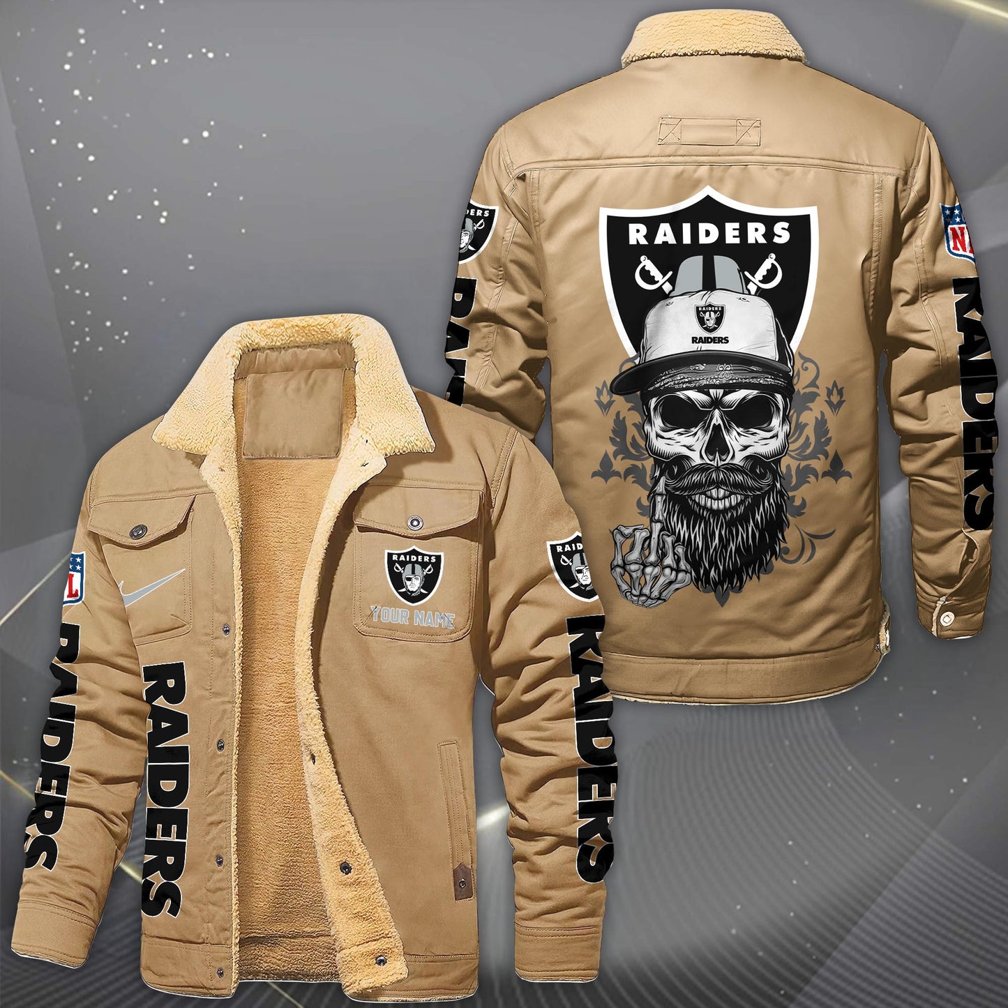 NFL x LV Fleece Lined Cargo Jacket HLP