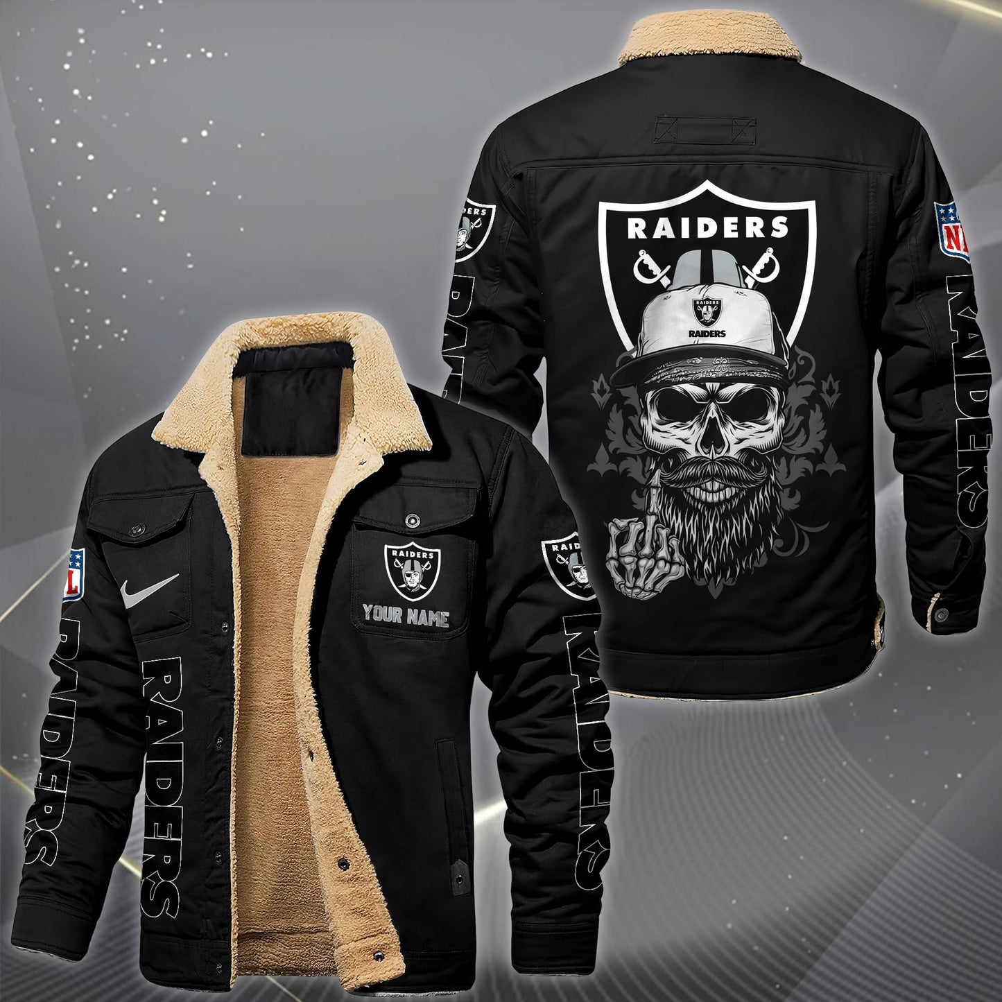 NFL x LV Fleece Lined Cargo Jacket HLP