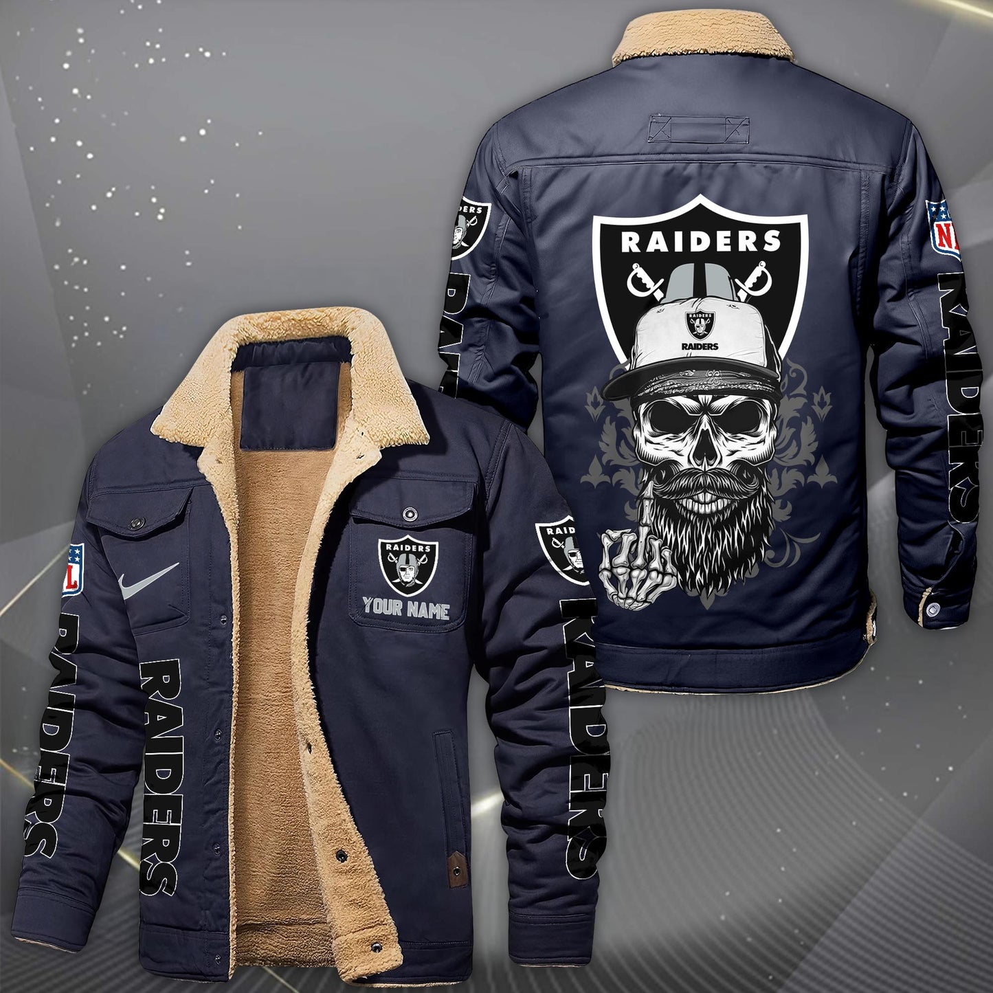 NFL x LV Fleece Lined Cargo Jacket HLP