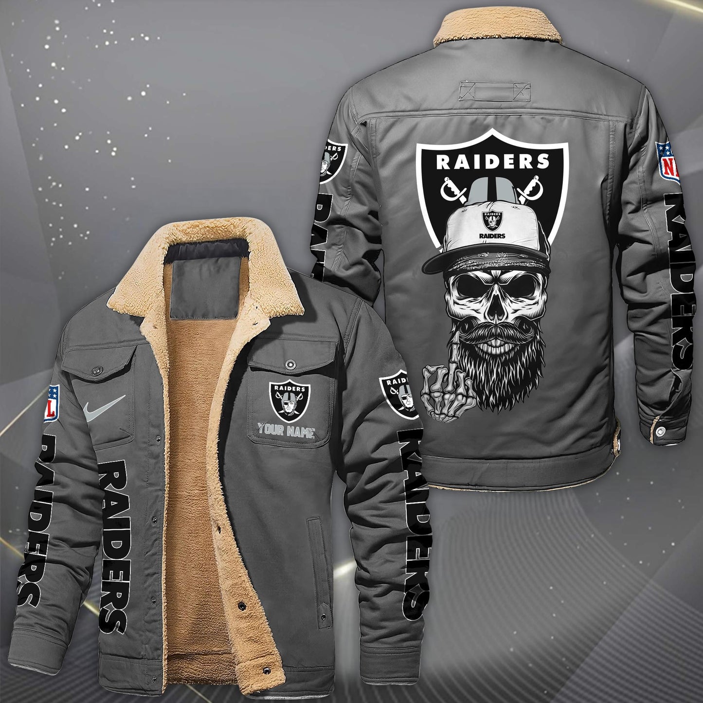 NFL x LV Fleece Lined Cargo Jacket HLP