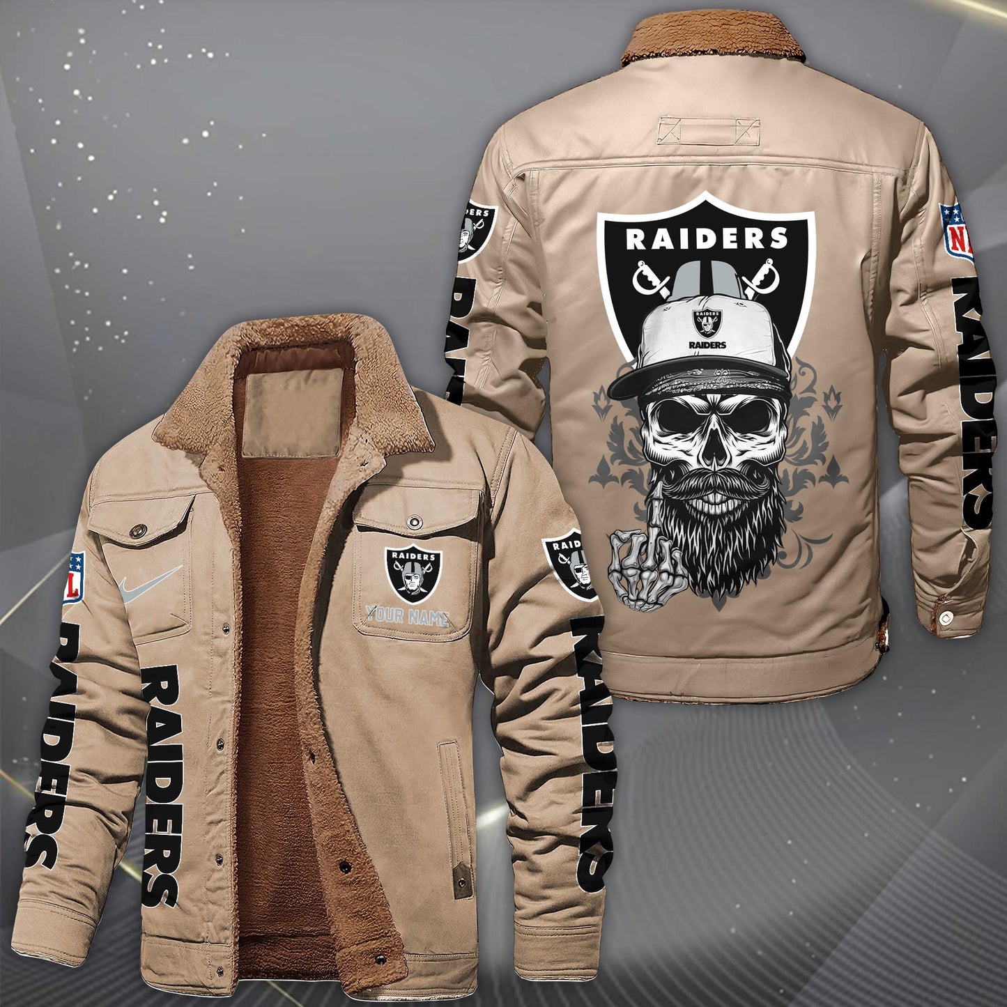 NFL x LV Fleece Lined Cargo Jacket HLP