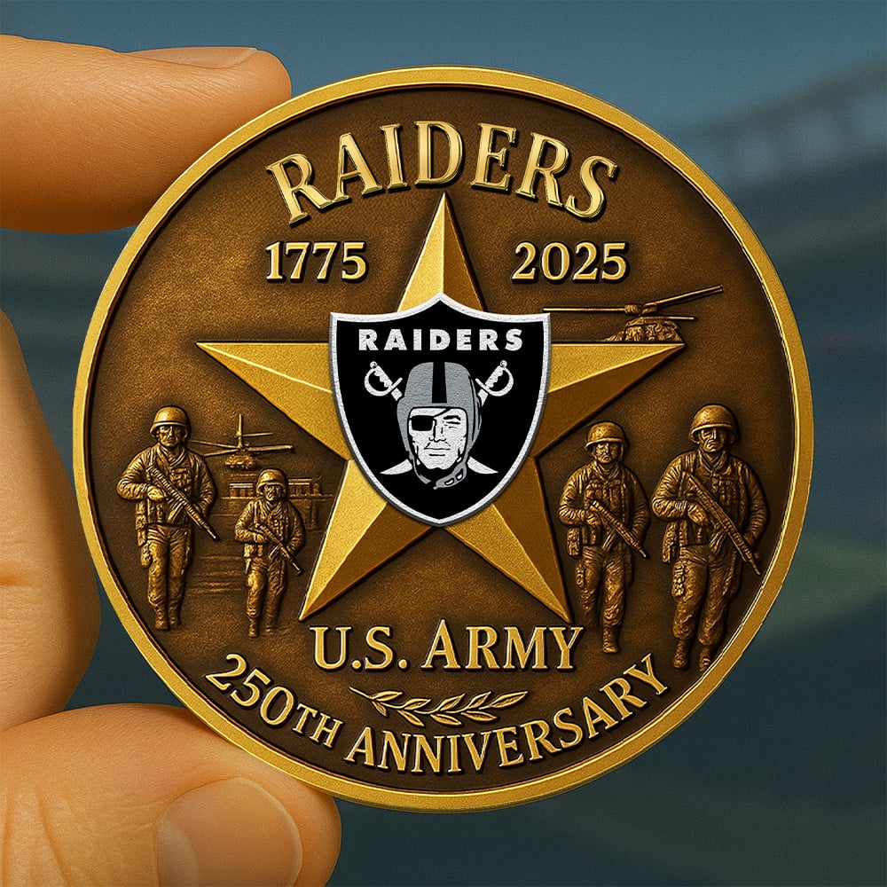 NFL X LV Premium U.S Army Anniversary Coin HLP