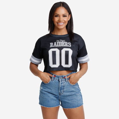 NFL x LV Womens Gameday Custom Number Mesh Crop Top HLP