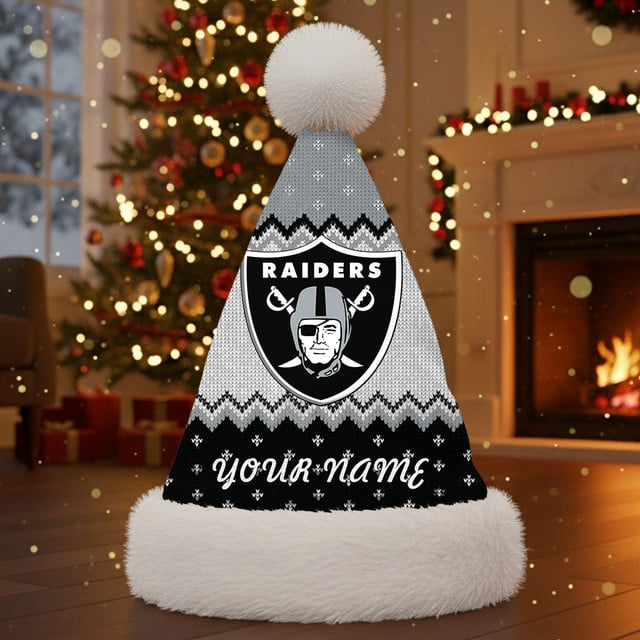 NFL x LVR Personalized Santa Hat Christmas Gift For Fan V1 NAK