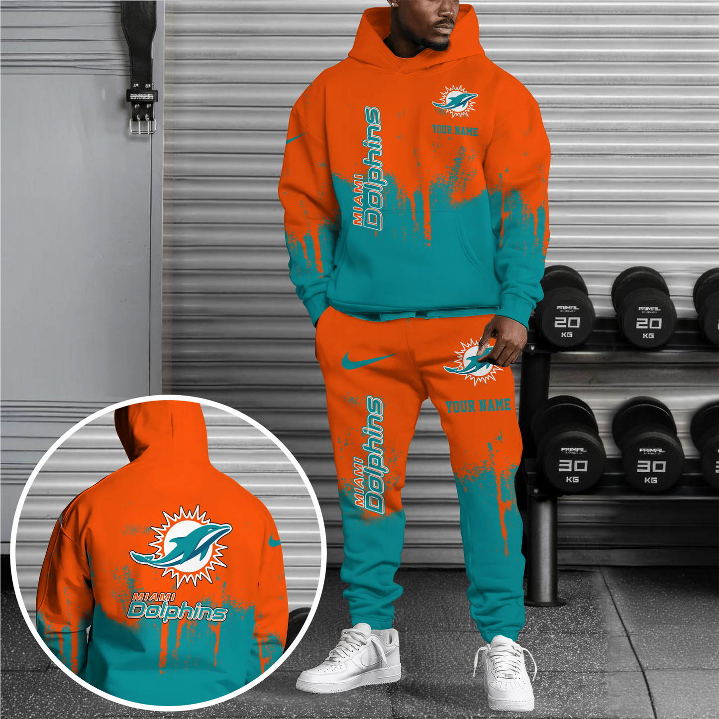 NFL x MD Combo Hoodie And Sweatpants V1 NAK NHT